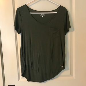 Hollister Army Green T-shirt